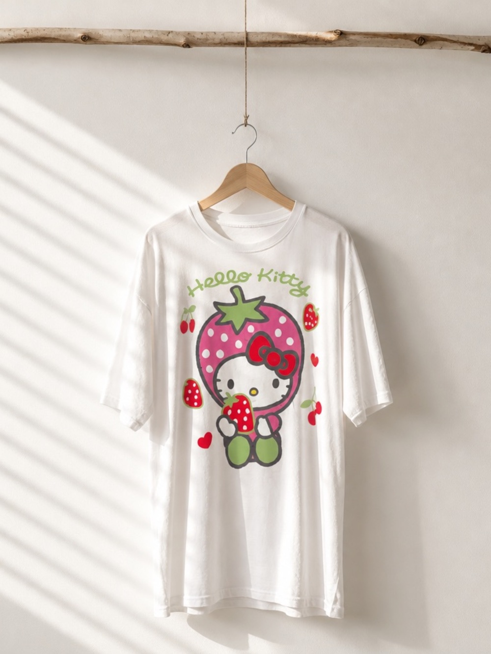 Sanrio Hello kitty Strawberry Print Shirt